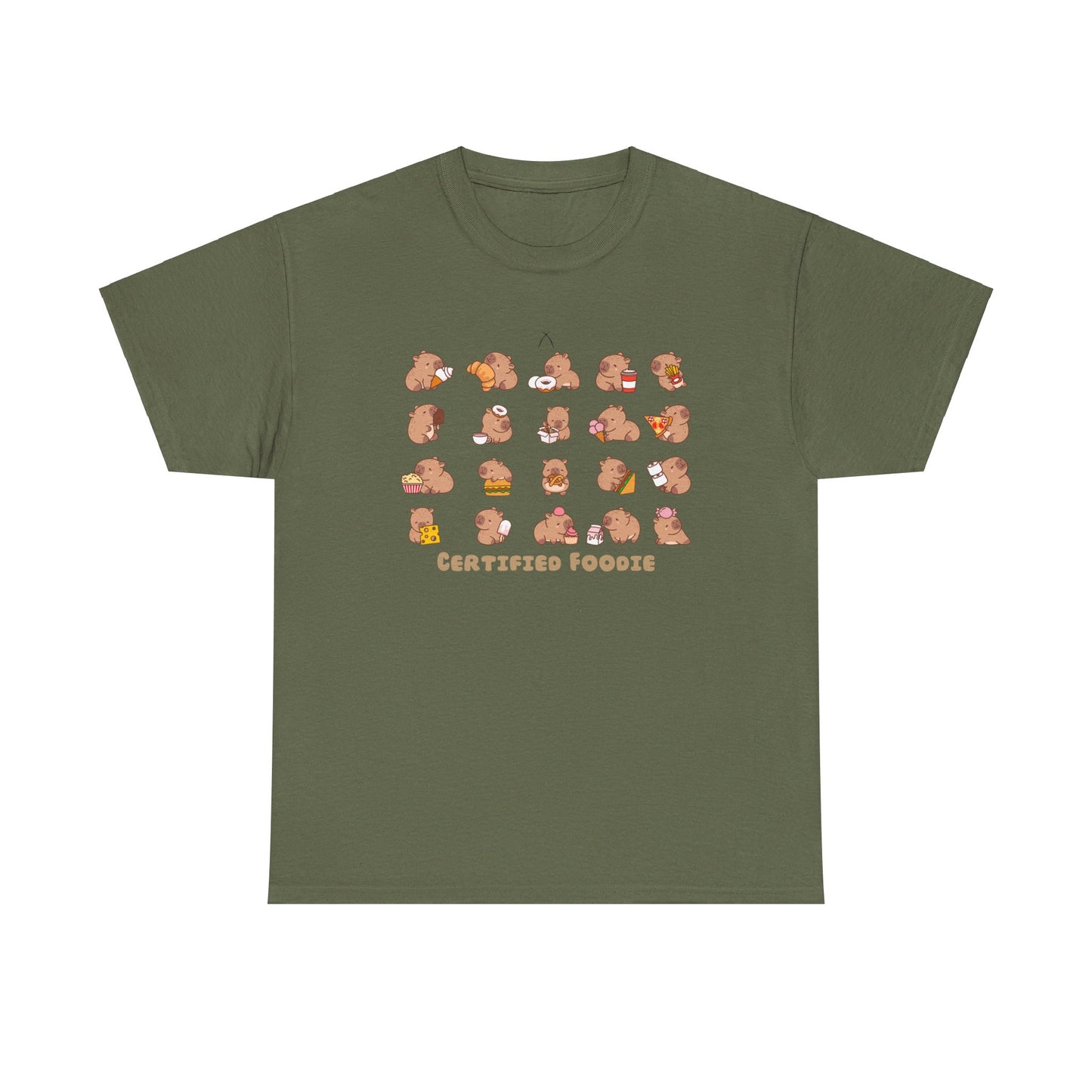 Certified Foodie Capybara Tee