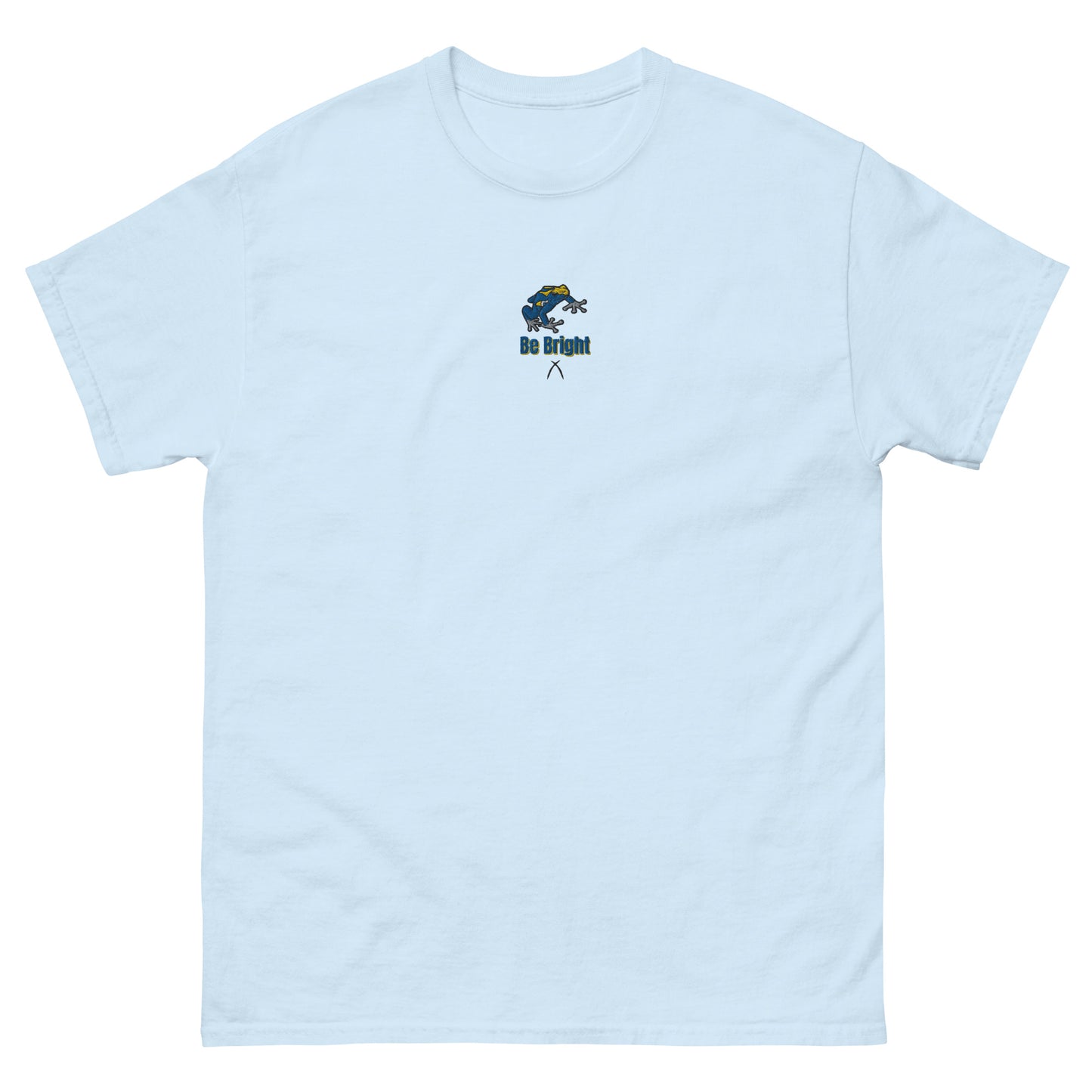 Embroidered Yellow and Blue Dart Frog Tee