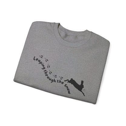 Leaping through the Snow Sweatshirt