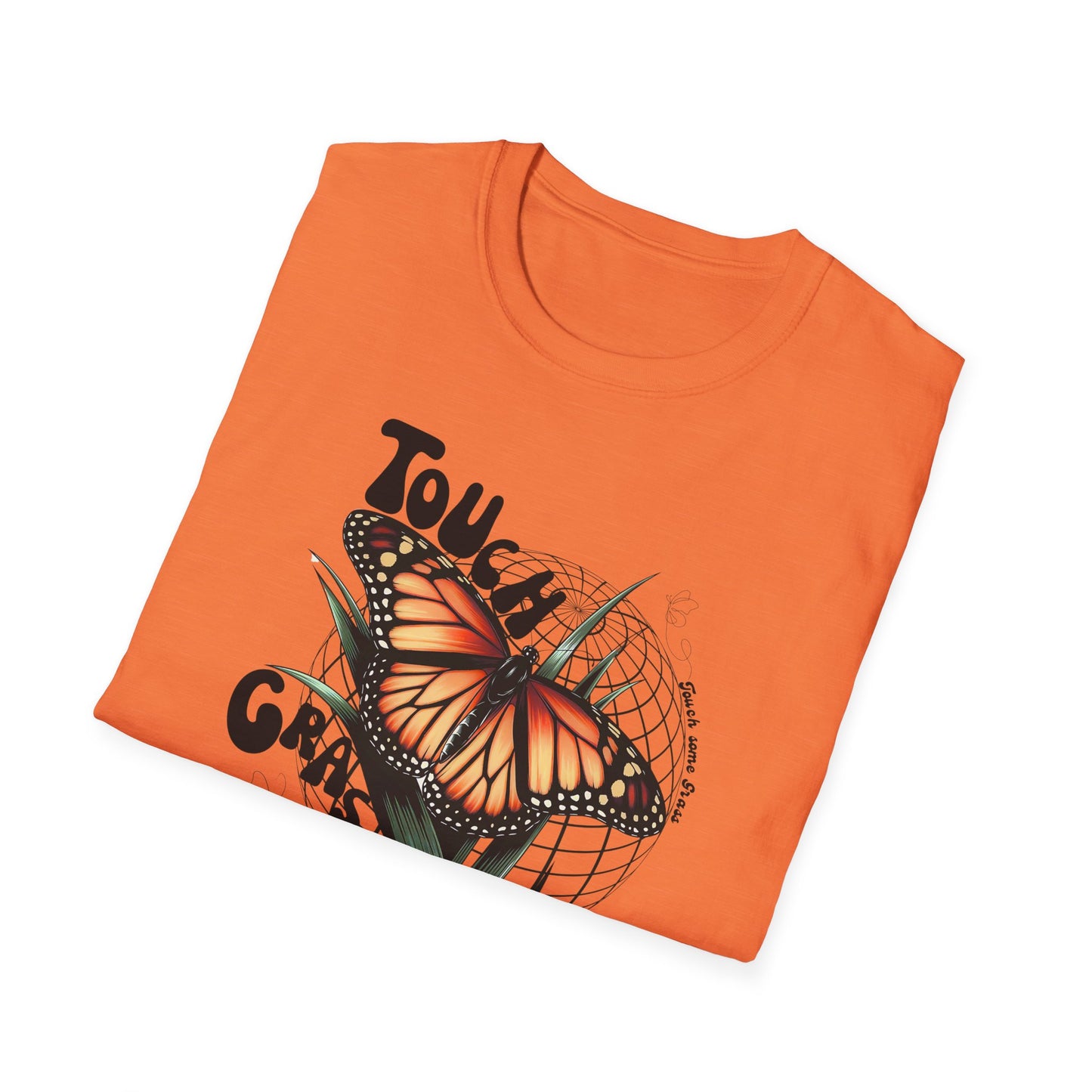 Touch Grass Monarch Butterfly Tee