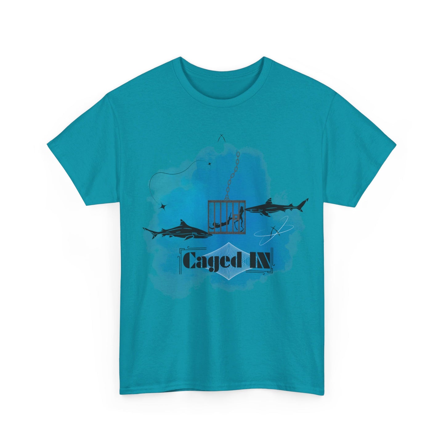 Caged In Reef Shark Tee