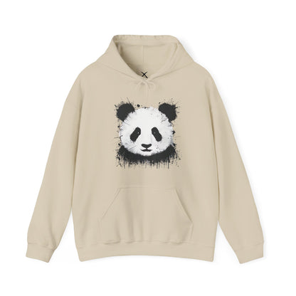 Panda Paint Splatter Hoodie - WILD