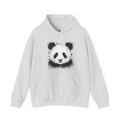 Panda Paint Splatter Hoodie - WILD