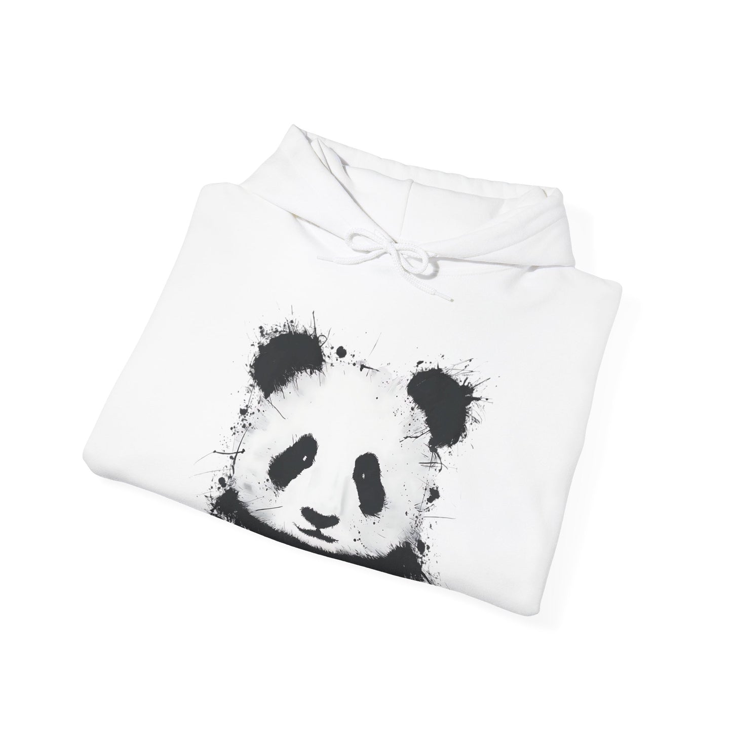 Panda Paint Splatter Hoodie - WILD