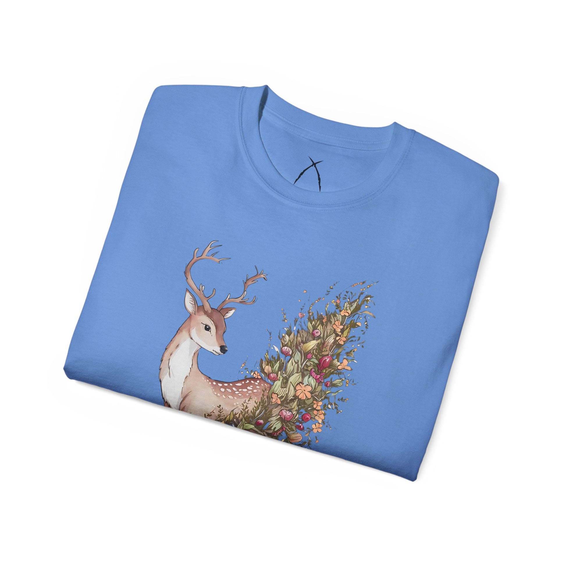 Floral Sika Deer Tee - WILD