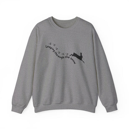 Leaping through the Snow Sweatshirt