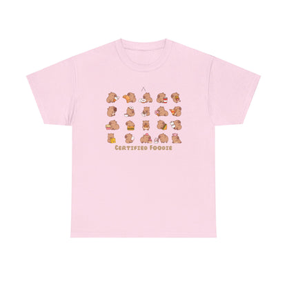 Certified Foodie Capybara Tee