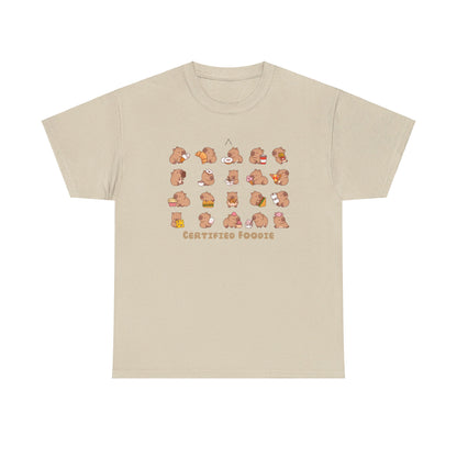 Certified Foodie Capybara Tee