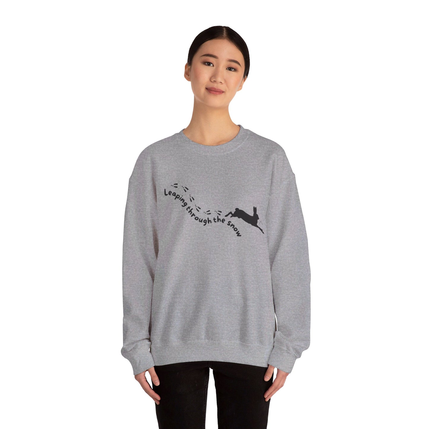 Leaping through the Snow Sweatshirt