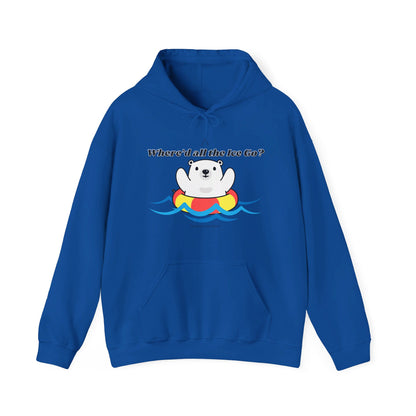 Where'd all the Ice go? Polar Bear Hoodie