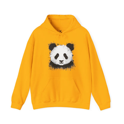 Panda Paint Splatter Hoodie - WILD