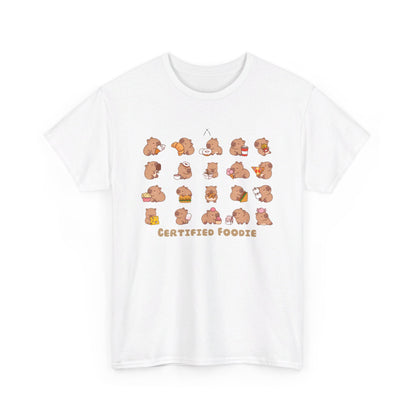 Certified Foodie Capybara Tee