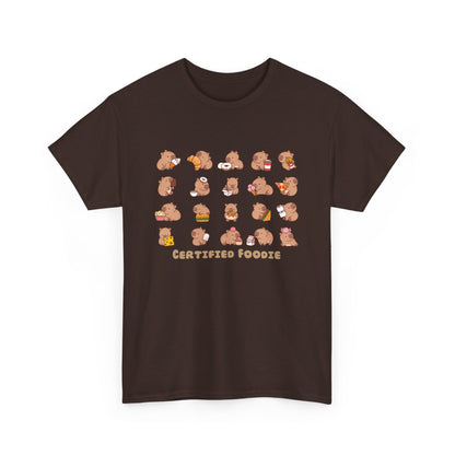 Certified Foodie Capybara Tee