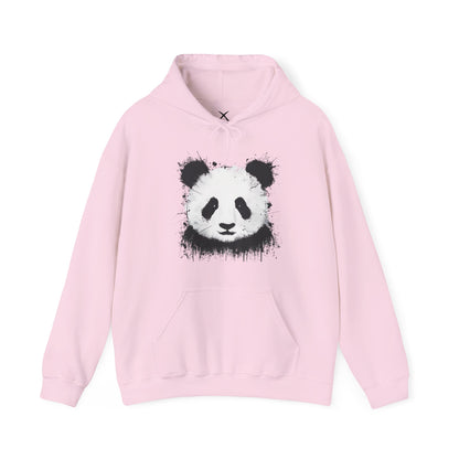 Panda Paint Splatter Hoodie - WILD