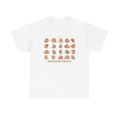 Certified Foodie Capybara Tee