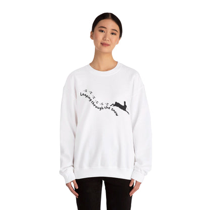 Leaping through the Snow Sweatshirt