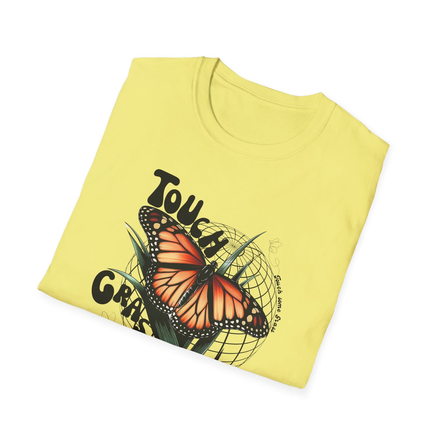 Touch Grass Monarch Butterfly Tee