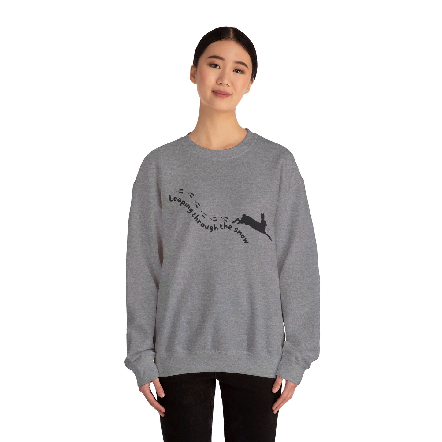 Leaping through the Snow Sweatshirt