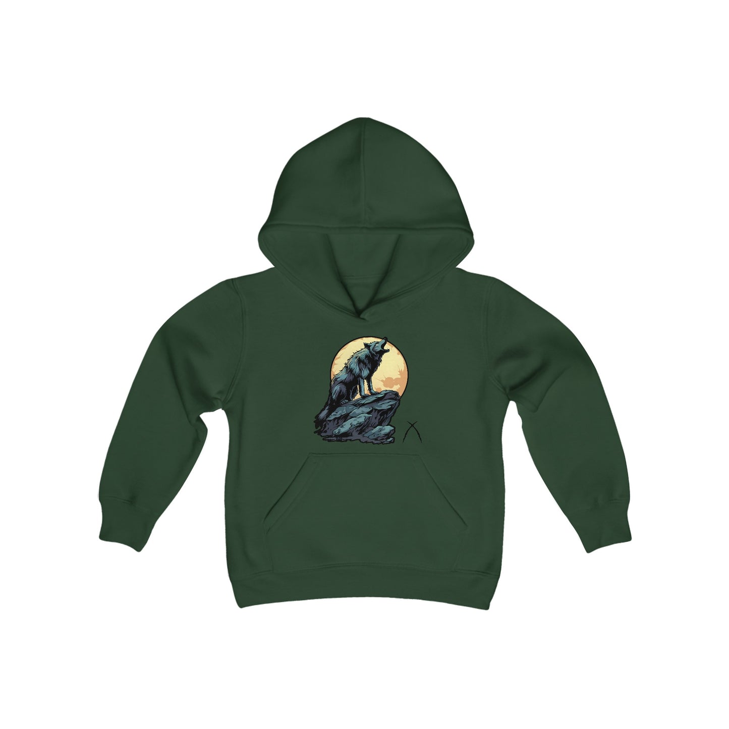 Kids Wolf Hoodie - WILD