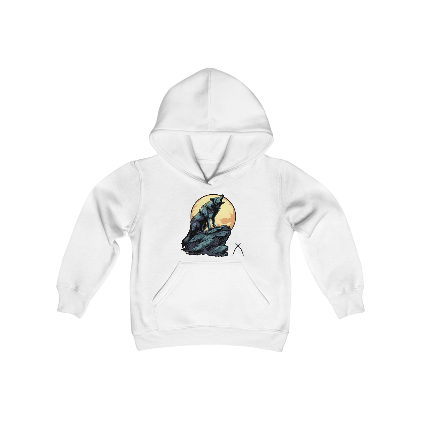 Kids Wolf Hoodie - WILD