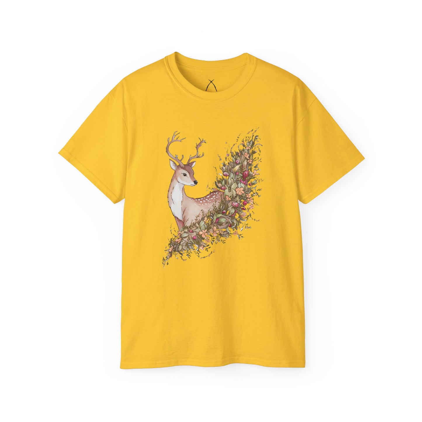 Floral Sika Deer Tee - WILD