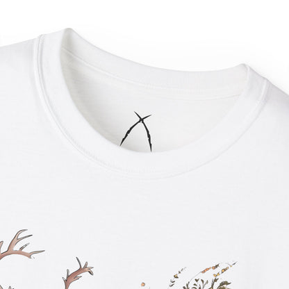 Floral Sika Deer Tee - WILD