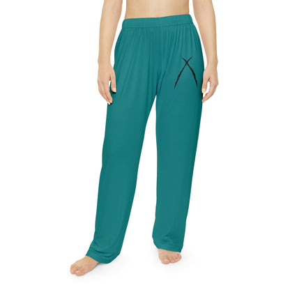 WILD Women Pajama Pants Teal - WILD