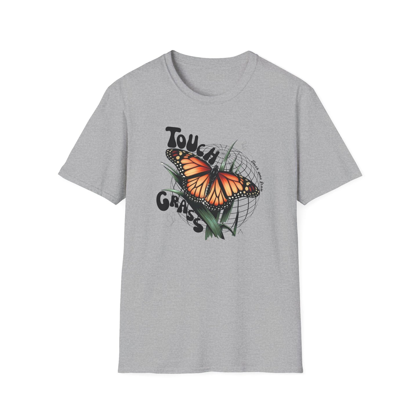 Touch Grass Monarch Butterfly Tee