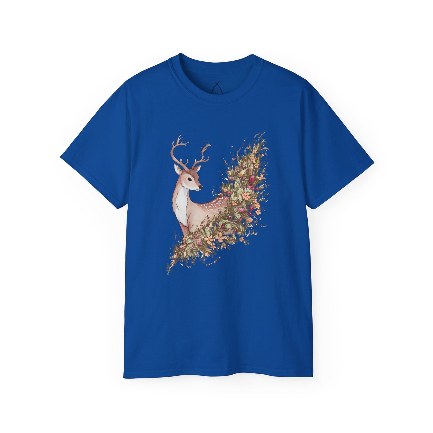 Floral Sika Deer Tee - WILD