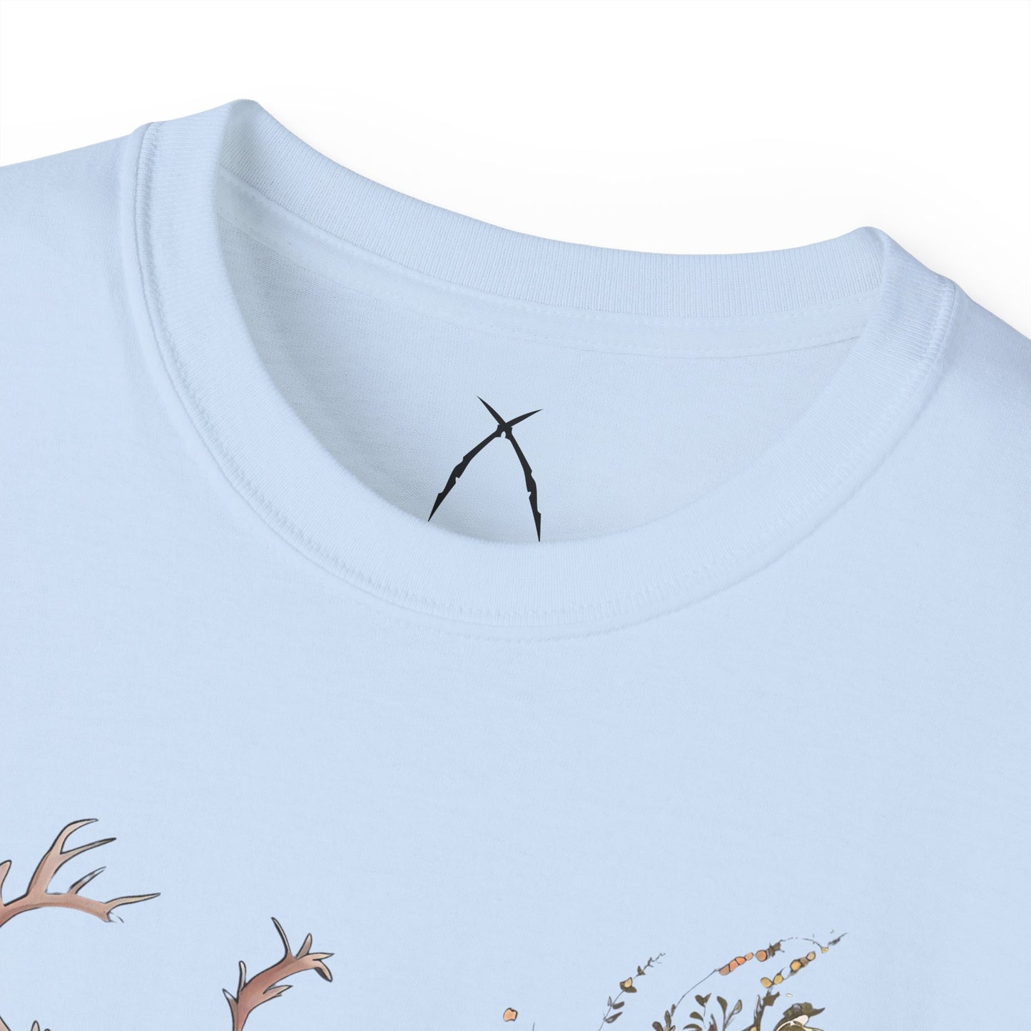 Floral Sika Deer Tee - WILD