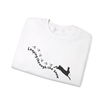 Leaping through the Snow Sweatshirt