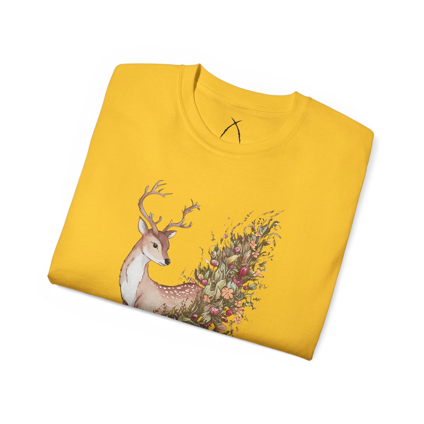 Floral Sika Deer Tee - WILD