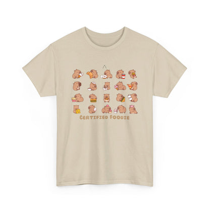 Certified Foodie Capybara Tee