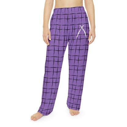 WILD Women Pajama Pants Purple - WILD