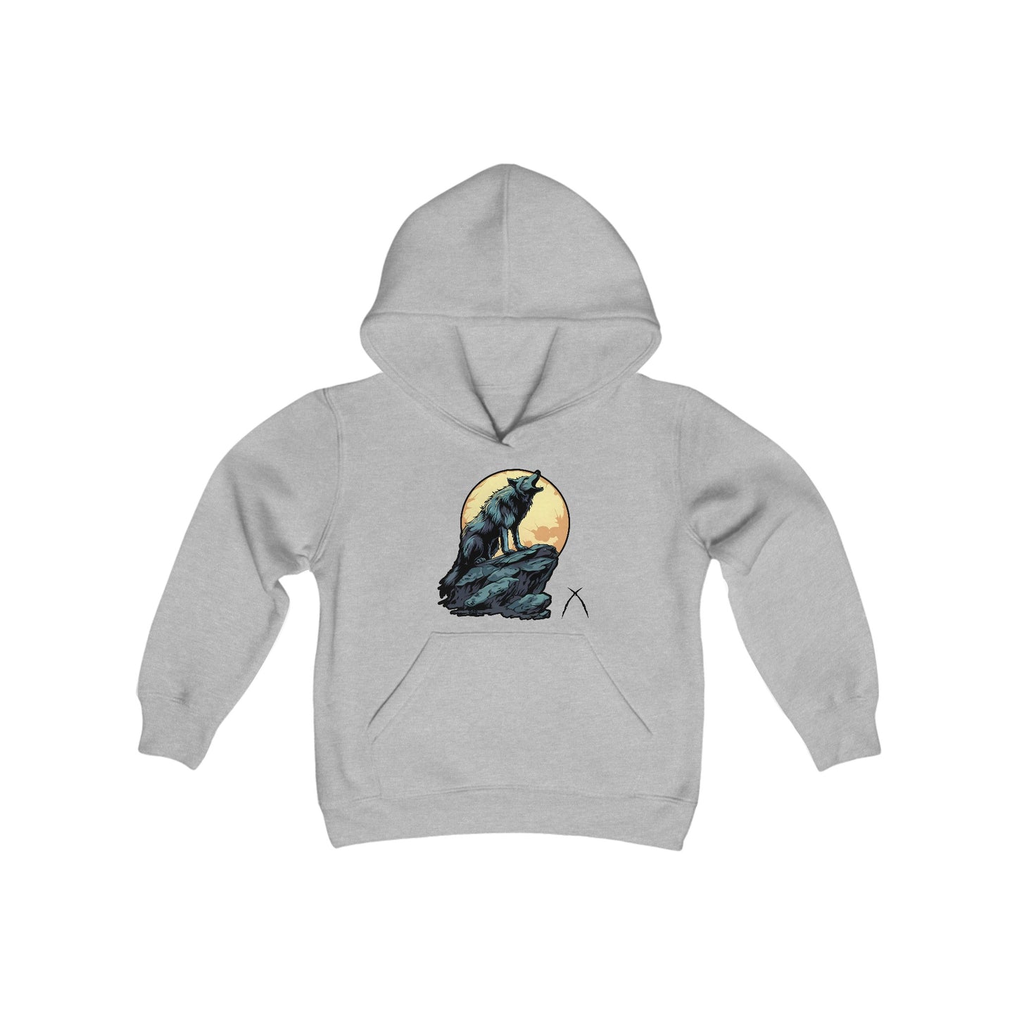 Kids Wolf Hoodie - WILD