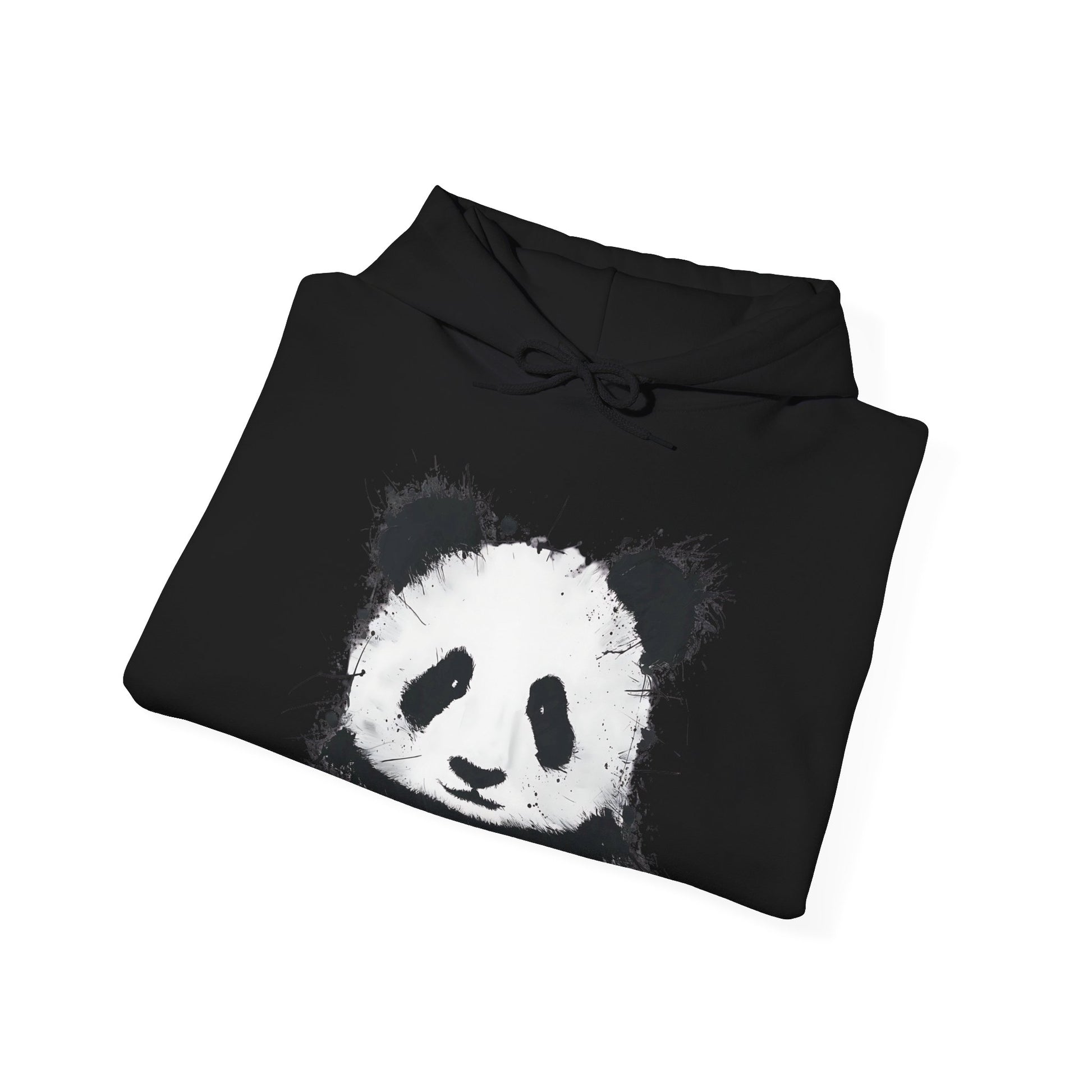 Panda Paint Splatter Hoodie - WILD