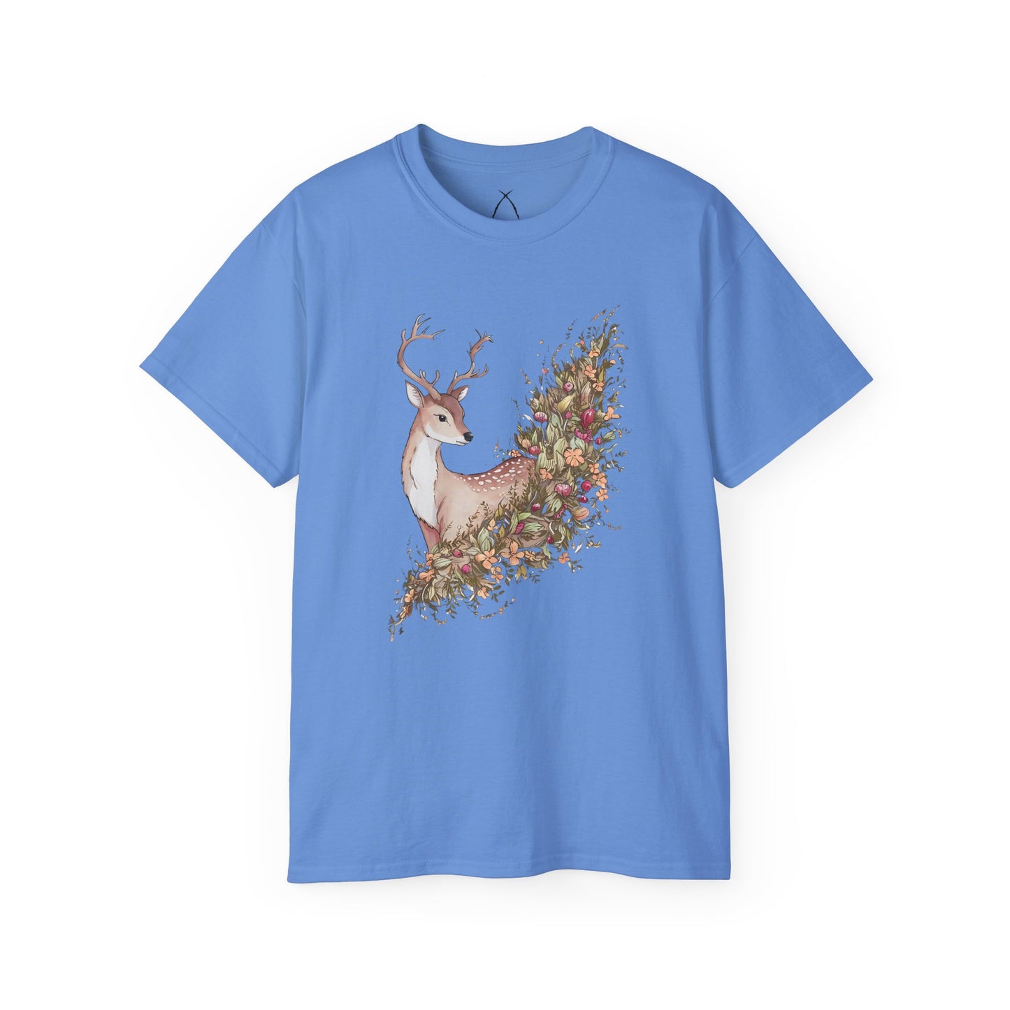 Floral Sika Deer Tee - WILD