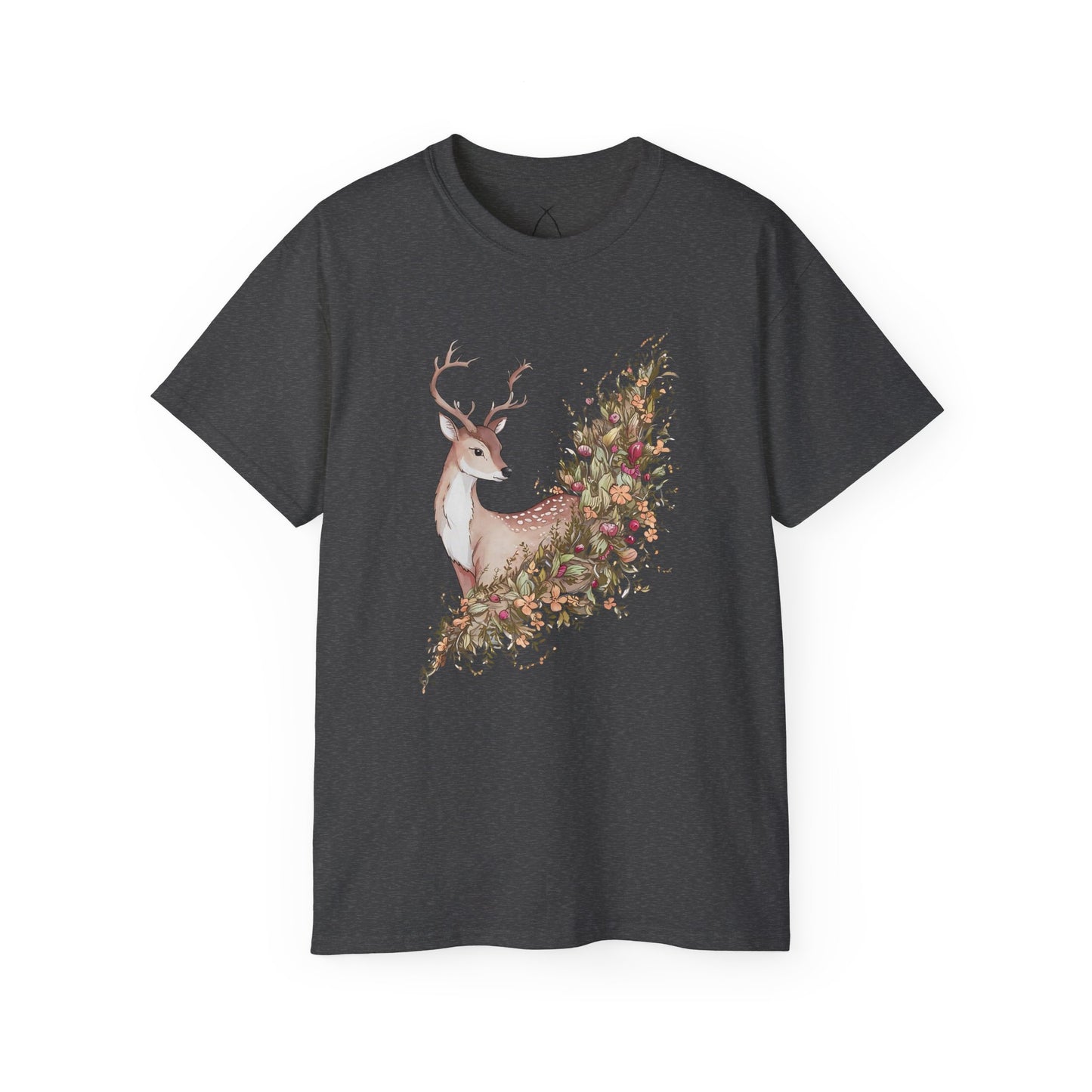 Floral Sika Deer Tee - WILD