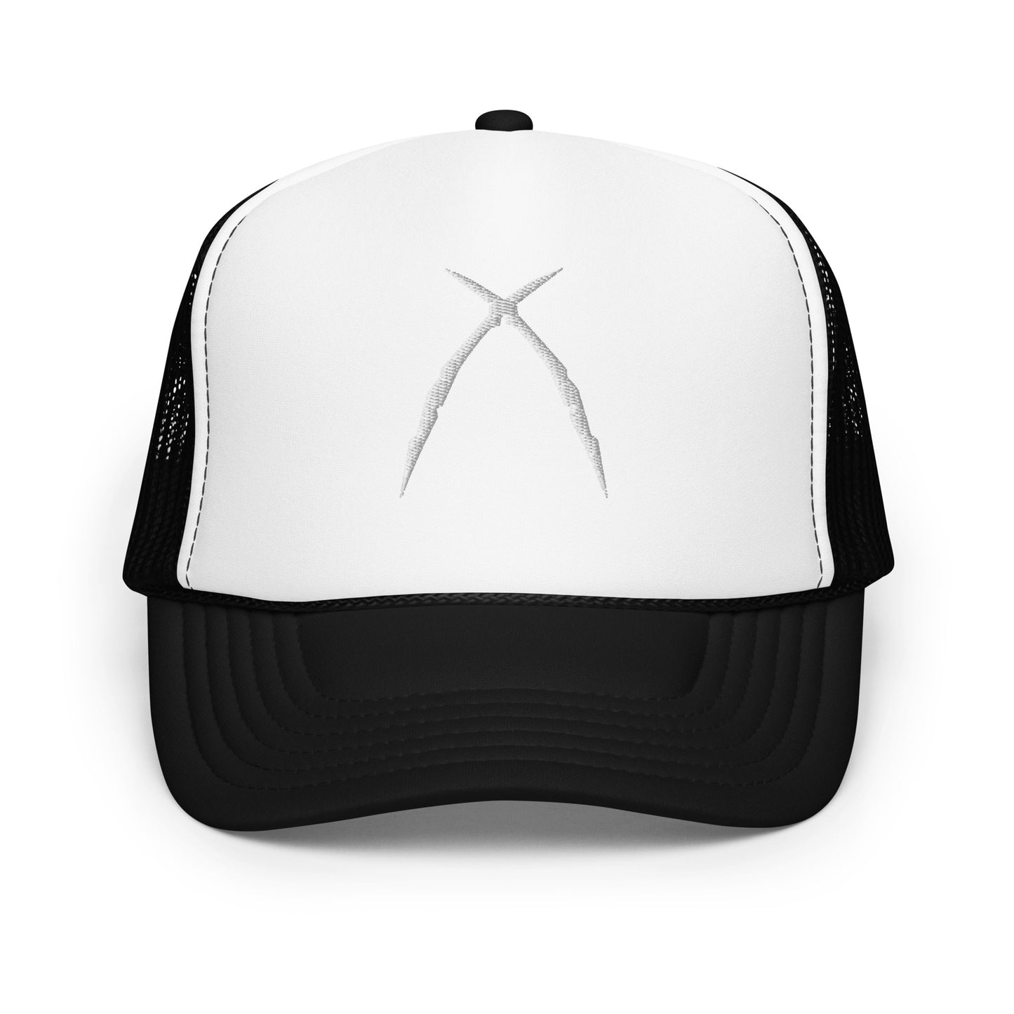 White Embroidered WILD Trucker Hat - WILD