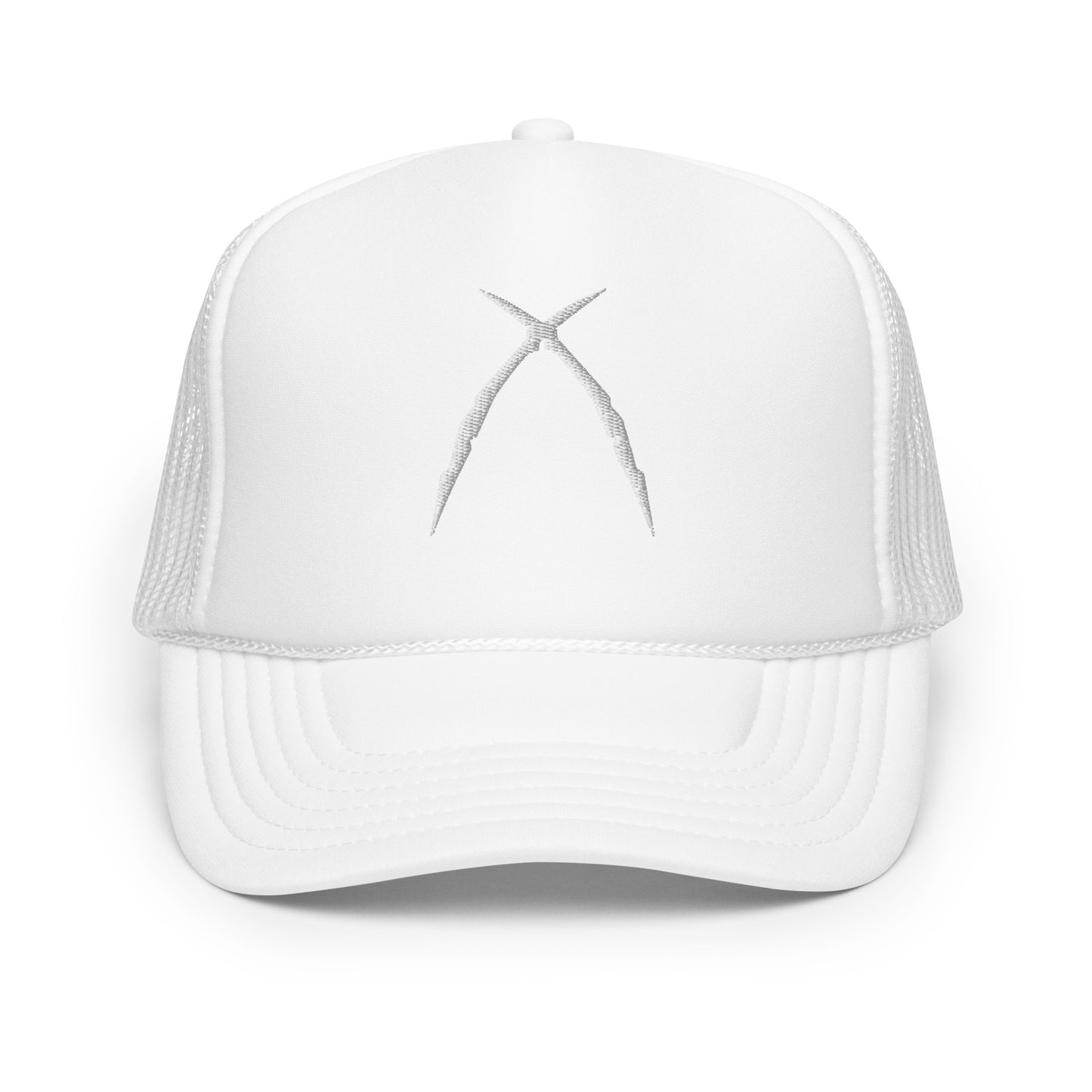 White Embroidered WILD Trucker Hat - WILD