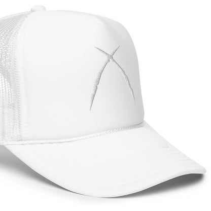 White Embroidered WILD Trucker Hat - WILD