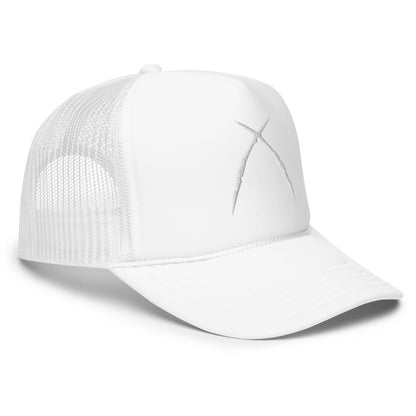 White Embroidered WILD Trucker Hat - WILD