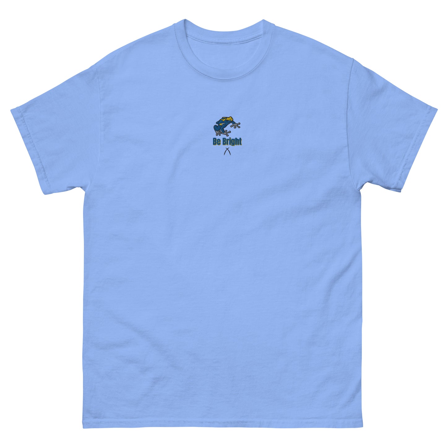 Embroidered Yellow and Blue Dart Frog Tee