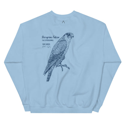 Embroidered Peregrine Falcon Sweatshirt