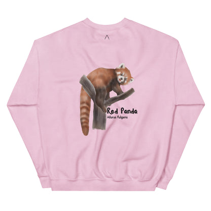 Embroidered Red Panda Sweatshirt