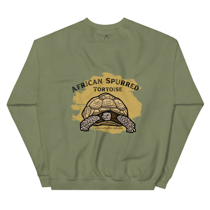 Embroidered African Spurred Tortoise Sweatshirt