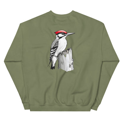 Embroidered Wood-Pecker Sweatshirt