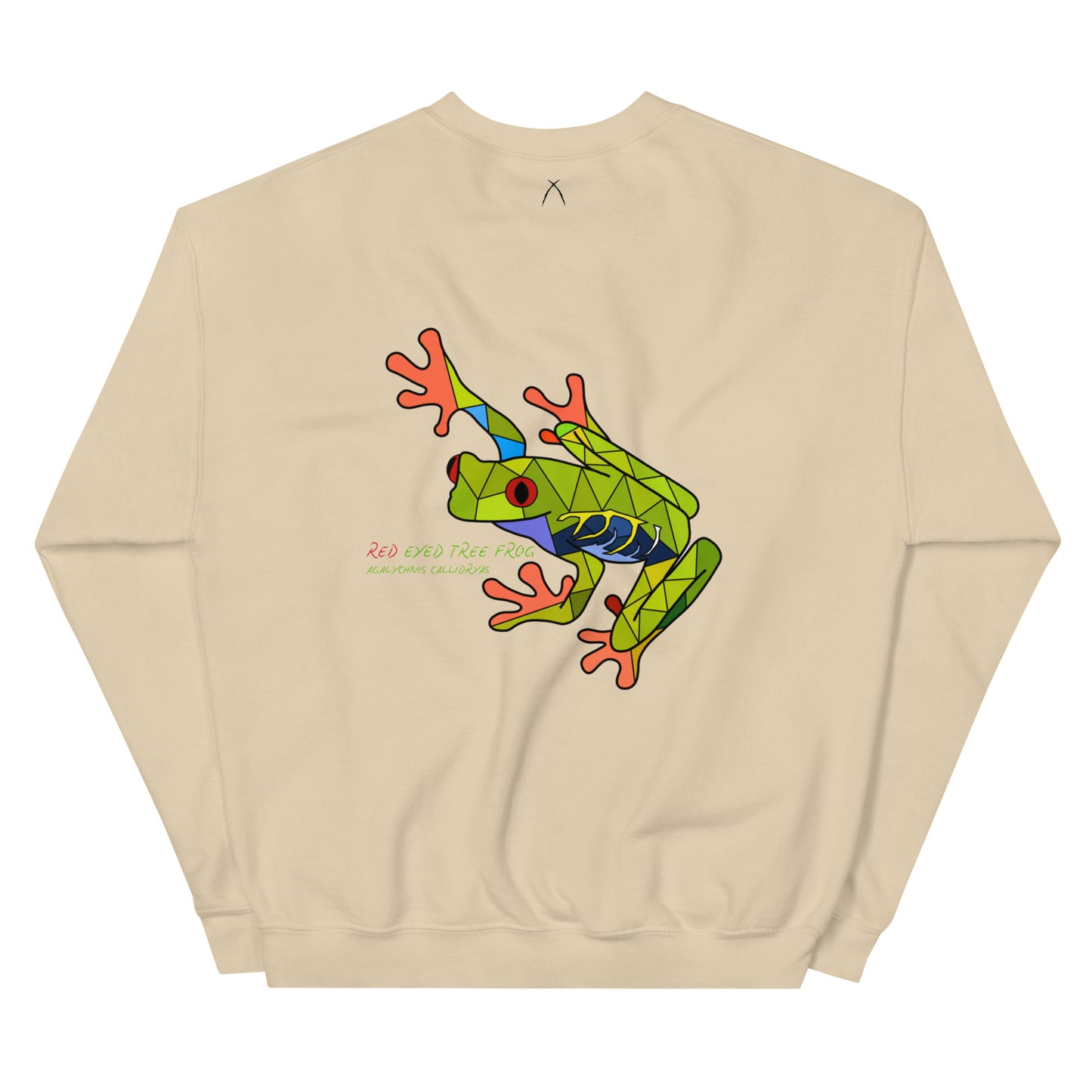 Embroidered Red Eyed Tree Frog Sweatshirt