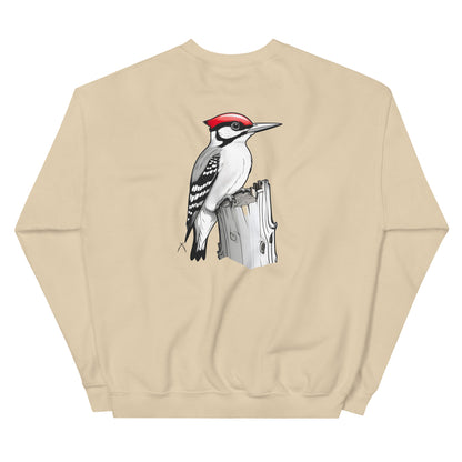 Embroidered Wood-Pecker Sweatshirt