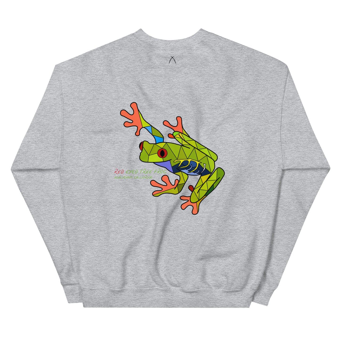 Embroidered Red Eyed Tree Frog Sweatshirt